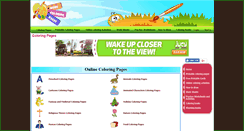 Desktop Screenshot of morecoloringpages.com