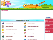 Tablet Screenshot of morecoloringpages.com
